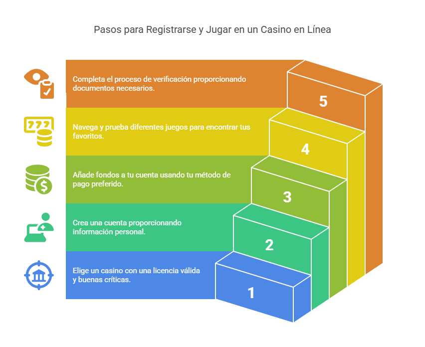 Pasos para Registrarse y Jugar en un Casino en Línea